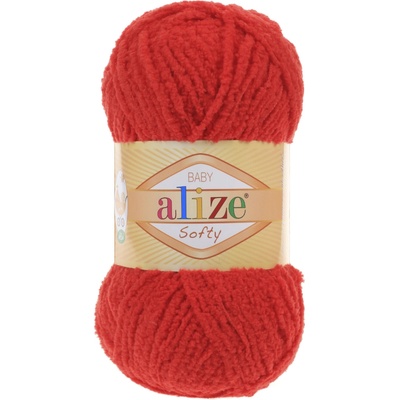 Alize Softy Farba: červená 56