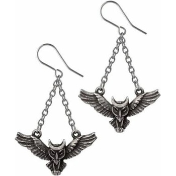 Alchemy Gothic Náušnice Athénina sova E494