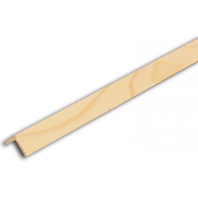 Rohová lišta č.169 - 20 mm x 20 mm, 3 ostré hrany " L", smrková, ŠL2020A