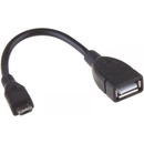 Emos SD7400 USB 2.0 A/F- micro B/M OTG, 15 cm