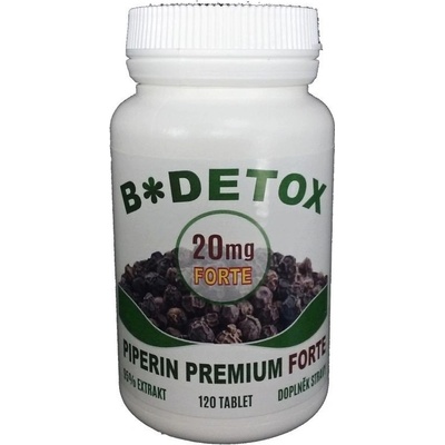 Bio Detox Piperín Premium FORTE 20 mg 120 tabliet