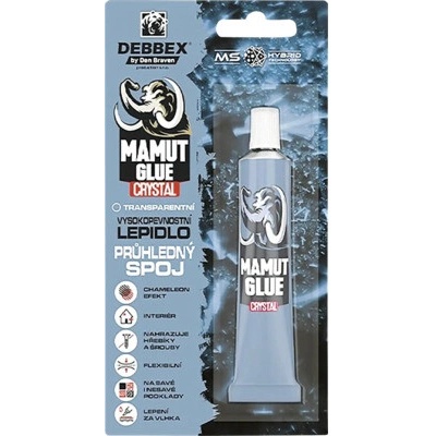 Debbex Mamut Glue Crystal 25 ml priehľadné