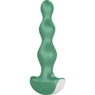Satisfyer Lolli Plug 2 Green Vibrační anální korálky Zelené