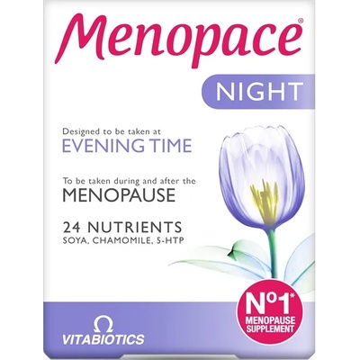 Vitabiotics Menopace Night, 30 таблетки, Vitabiotics