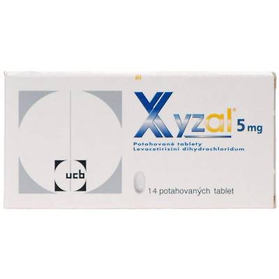 XYZAL 5 mg 14 tablet