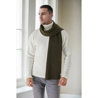 49766 Dewberry Knitted Mens Scarf šedá STD 2465430686497