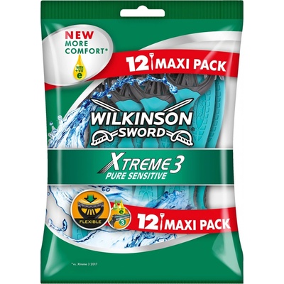 Wilkinson Sword Xtreme 3 Sensitive Pure 12 ks