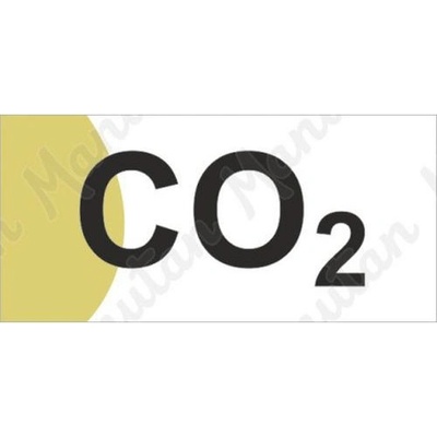 Manutan CO2, plast 190 x 90 x 0,5 mm