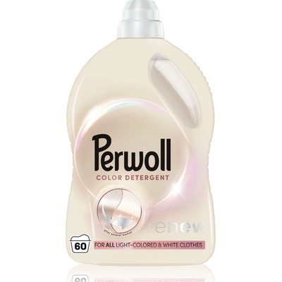 Perwoll Light Colors prací gél na svetlofarebné a biele oblečenie 60 PD 3 l