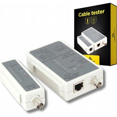 GEMBIRD NCT-1 tester káblov RJ-45 a RG58
