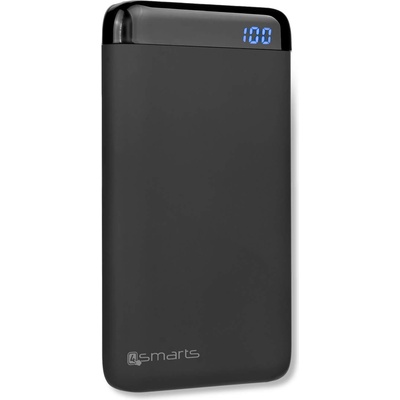 4smarts Power Bank VoltHub 10000 mAh Qualcomm Quick Charge 3.0 - външна батерия с два USB и USB-C изходи и технология за бързо зареждане (черен)