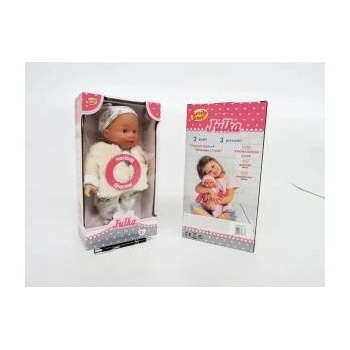 Smily Play *SMILY DOLL, Julka, baby, 30 cm, in fur, cards