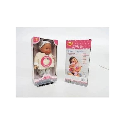 Smily Play *SMILY DOLL, Julka, baby, 30 cm, in fur, cards