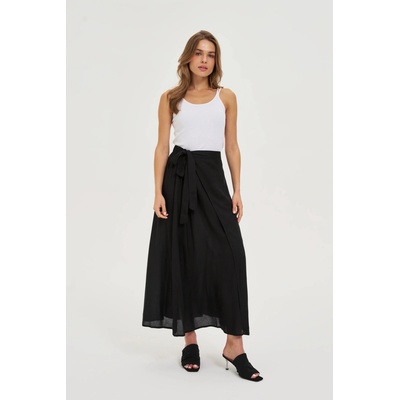 Moodo Дамска дълга пола Moodo - черна Moodo | Cheren | ЖЕНИ | XS