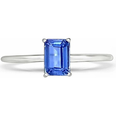 Nefertitis Kyanit modry broušený prsten stříbro RBC311 cca 1