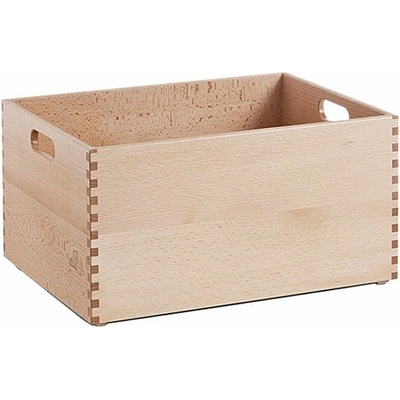 Zeller Present Drevená debna L 40 × 30 × 21 cm buk 13309