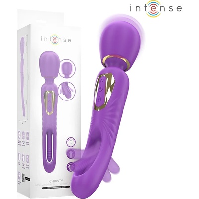 Вибратор уанд, въртящо езиче и мощни режими, 24см. - Intense Christy (D-244529)