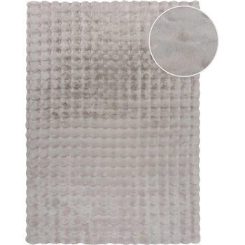 Flair Rugs Светлосива синтетична кожа 160x230 cm Waffle Faux Fur - Flair Rugs (503119376373)