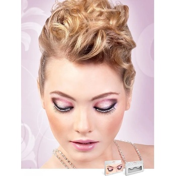 Image 1 of Кръстосани мигли с плътен наниз кристали