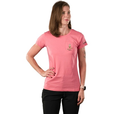 Northfinder Dámske turistické tričko z organic cotton MARYB coral