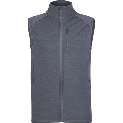 Stoic Мъжки вълнен елек Stoic MerinoFleece270 KuolpaLightSt. Vest Merino vest - Ink Grey (032-1686-0312)