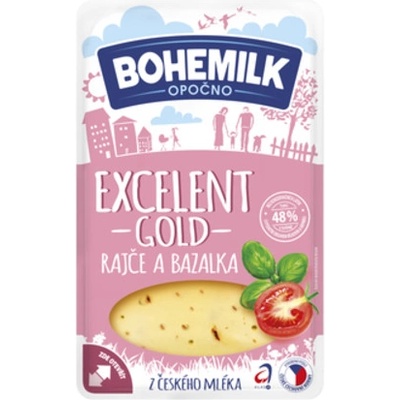 Bohemilk Excelent Gold 48% bazalka-rajče plátky 100 g