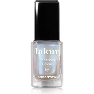 LONDONTOWN lakur Starry Chrome Glaze Topper lak na nechty modrý chróm 12 ml