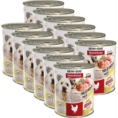Bewi Dog Bohaté na kuraciecí 12 x 800 g