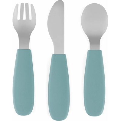 PETITE&MARS Sada příborů s nerezové oceli Take&Match Frosted Sky 12m+