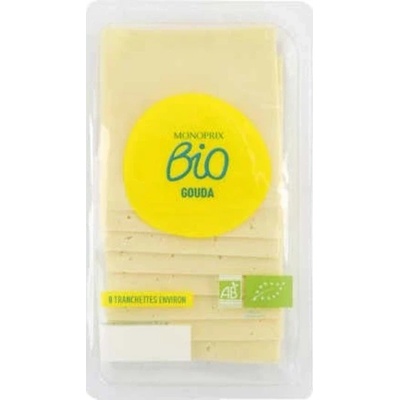Monoprix Biologique BIO Gouda plátky 200 g