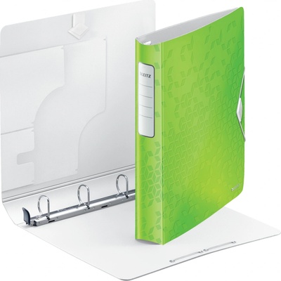Leitz Kroužkový pořadač WOW A4+ 4DR 25mm zelený 42420054 – Zboží Živě