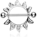 Šperky4U piercing do bradavky se štítem BR01002