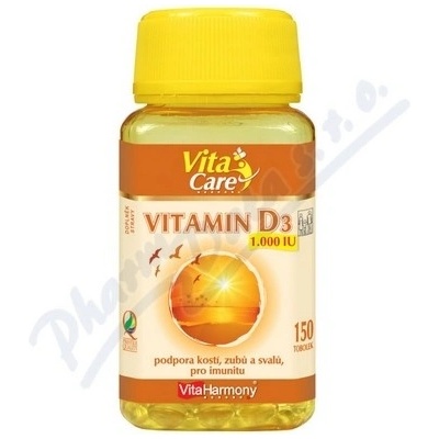 VitaHarmony Vitamin D3 1.000 m.j. 25 mg 150 kapsúl