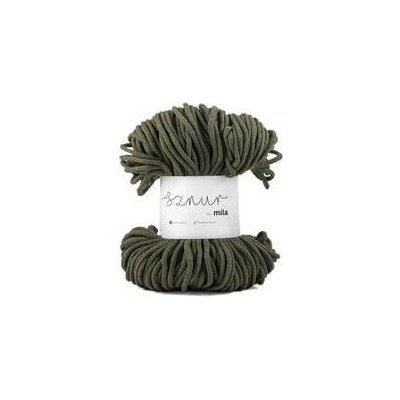 Bavlněná šnůra MILA 3 mm - olivová