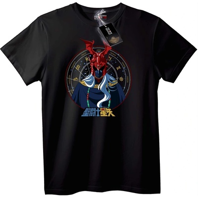 NOONEBRAND Тениска Saint Seiya Зодия - 4XL, White