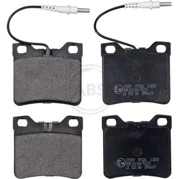 Sada brzdových platničiek kotúčovej brzdy A.B.S. 37009