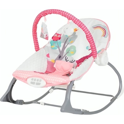 Chipolino Музикален шезлонг Chipolino - Melody, розов (SHEML02401PI)