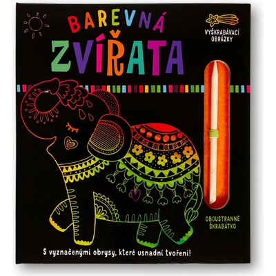 Farebné zvieratá Vyškrabávacie obrázky Olena Herasimova