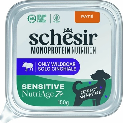 Schesir Dog Monoprot.Senior Divočák paté 150 g