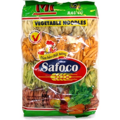 Safoco barevné těstoviny 0,5 kg