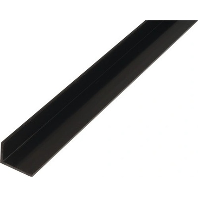 L profil PVC čierny 40x10x2 mm 2,6 m