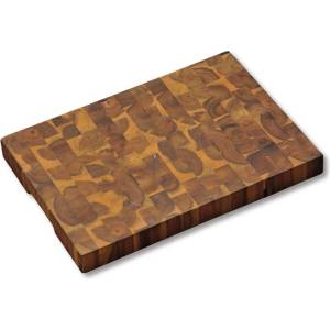 Kesper Професионална дъска за рязане Kesper 28151, 30х42 см, Странични вдлъбнатини за захващане, Щадяща остриетата повърхност, Акациево дърво, Тъмнокафяв (28151)