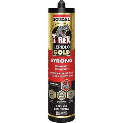 Univerzální montážní lepidlo Soudal T-REX GOLD STRONG 290 ml hybridní bílé