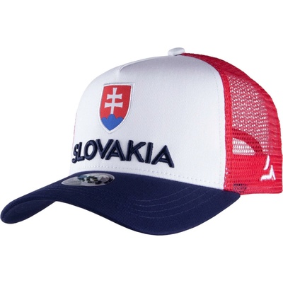Trucker FLLÖS T-CAP SLOVAKIA 6 červená tmavo modrá biela