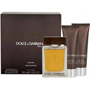 Dolce&Gabbana The One for Men - Подаръчен комплект за мъже: 100мл тоалетна вода + 50 ml ASB + 50 ml SG