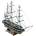 Mini Mamoli USS Constitution 1: 330 комплект