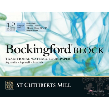 St Cuthberts Mill Bockingford C. P. Скицник 12 41 x 31 cm 300 g White (T46930001011E)