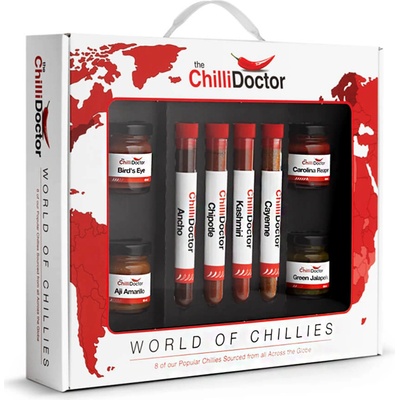 The ChilliDoctor World of Chillies balíček chilli z celého světa 360 g