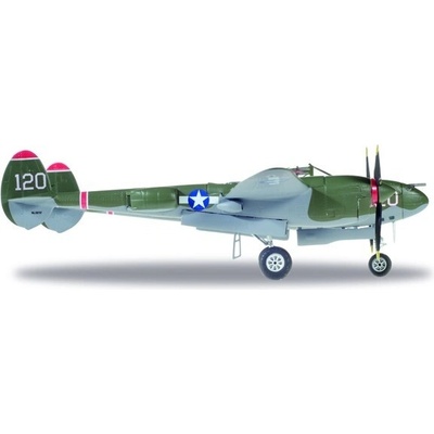 Herpa P-38L Lightning USAAF Captain V.E. Jett 431st Fighter Squadron 475 Fighter Group Thoughts Of Midnite 1:72