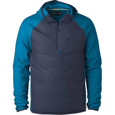 Smartwool Мъжки вълнен пуловер Smartwool Smartloft 1/2 Zip Hoodie Merino jumper - Nival Blue - размер XXL (005-6512-0115)